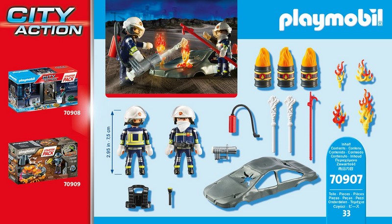Playmobil 70907 Starter Pack Tűzoltók gyakorlaton